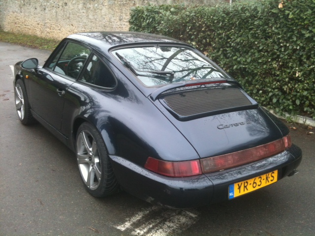 left hand drive car PORSCHE 911 964 3.6 Carrera